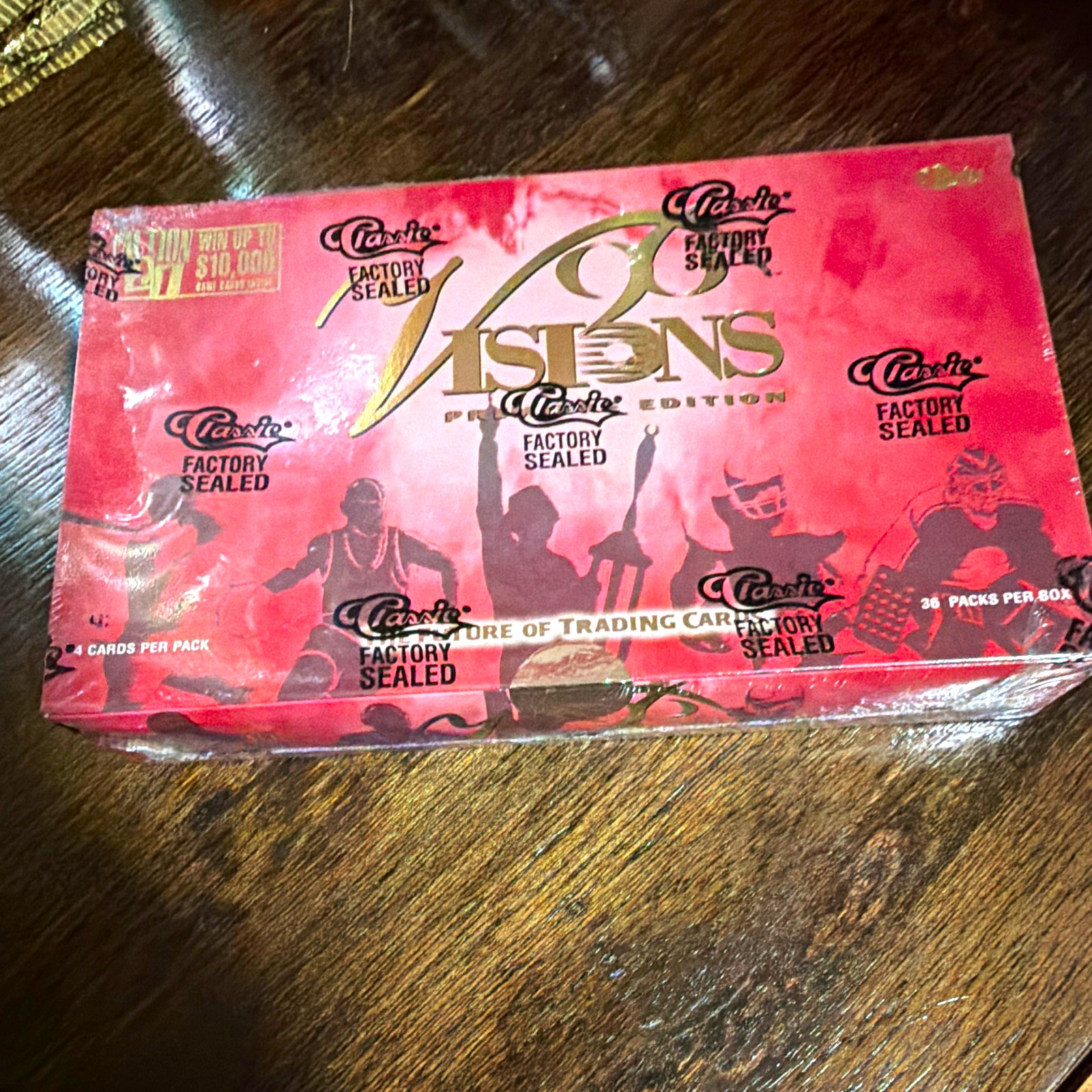 1996 Classic Visions Premiere Edition Sealed Box - 36 Packs 144 Cards 