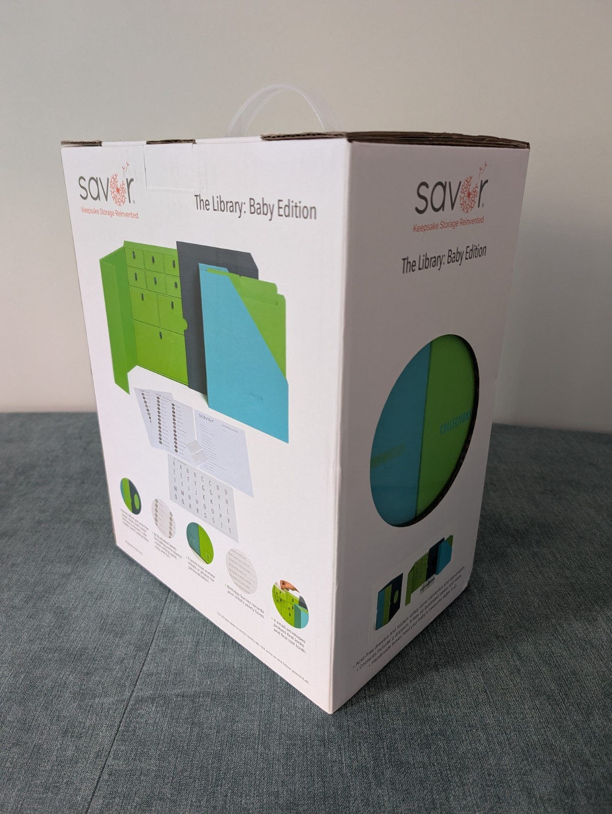 Savor The Library: Baby Edition Keepsake Storage Box Set