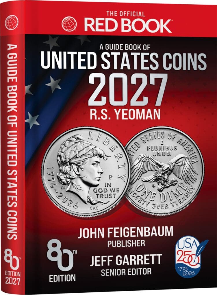 2027 Whitman Red Book Guide of United States Coins 80th ed. Hardback Yeoman U.S.