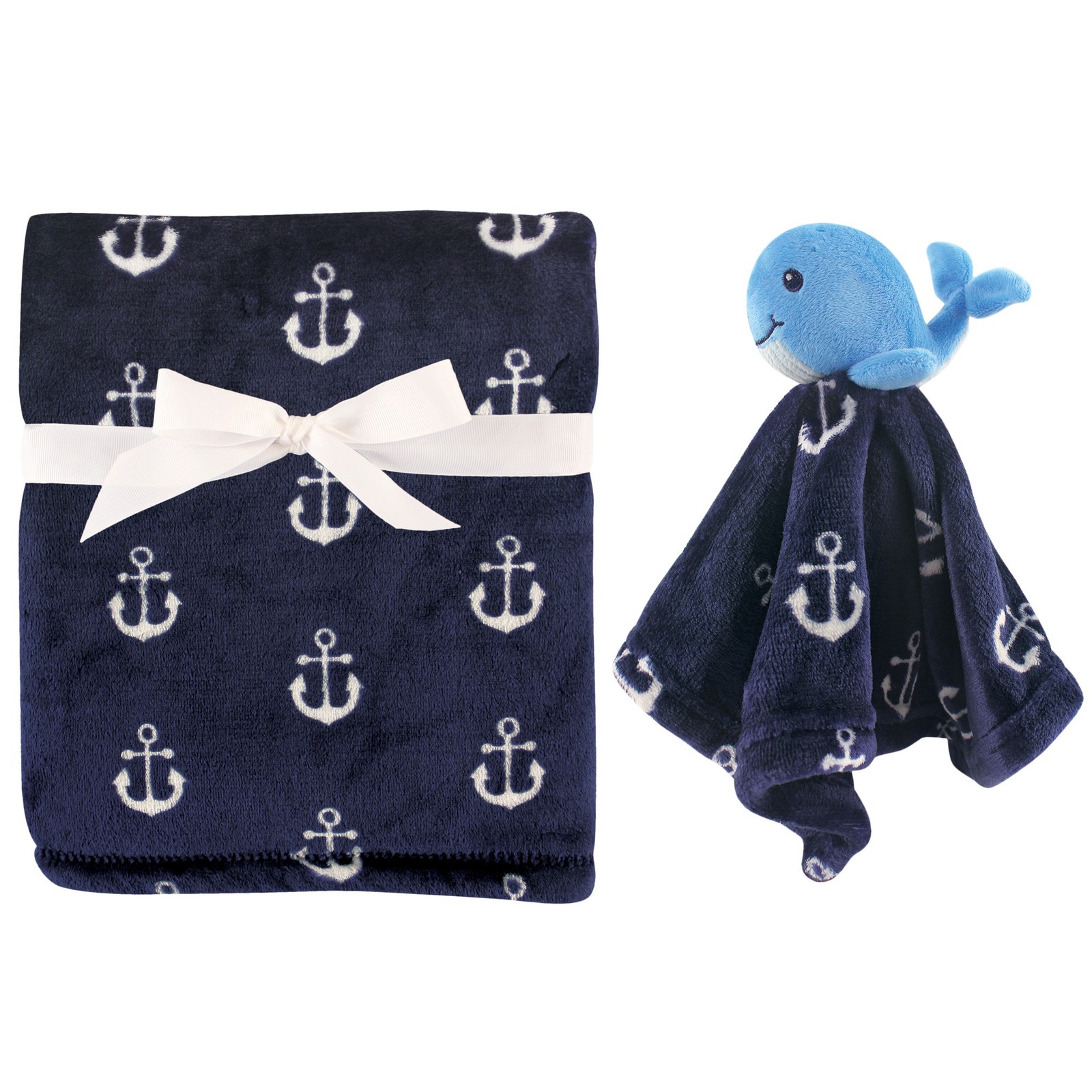 Hudson Baby Infant Boy Plush Blanket with Security Blanket, Whale, One Size Hudson Baby Infant Boy Plush Blanket with Security Blanket, Whale, One Size