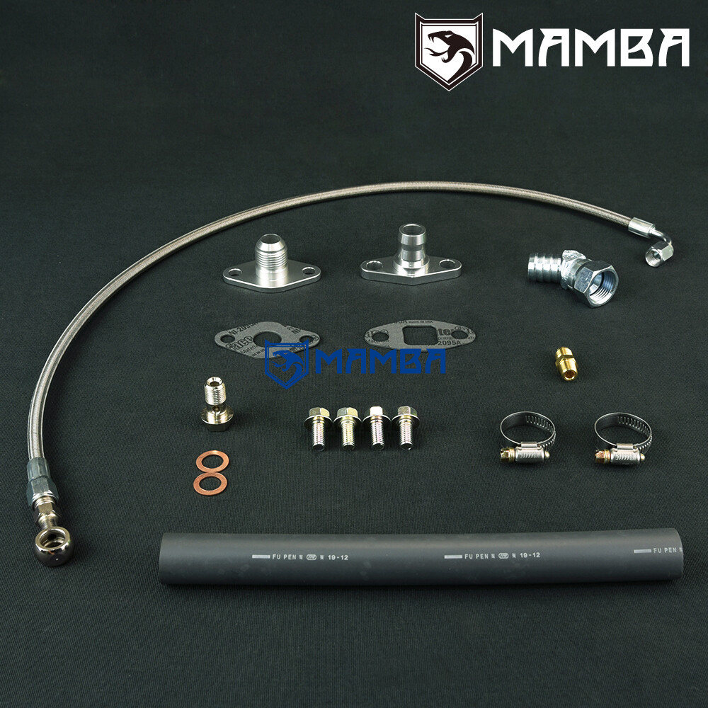 Turbo Oil Feed & Return Line Kit TOYOTA 1JZ 2JZ w/ Precision PTE 5558 5858 5862