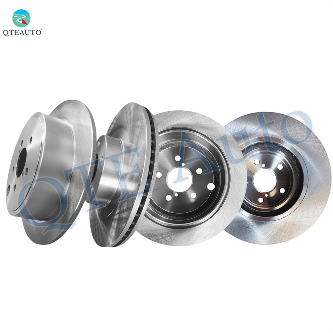 Set of 4 Front 293mm-Rear 286mm Brake Disc Rotors For 2009-2013 Subaru Forester