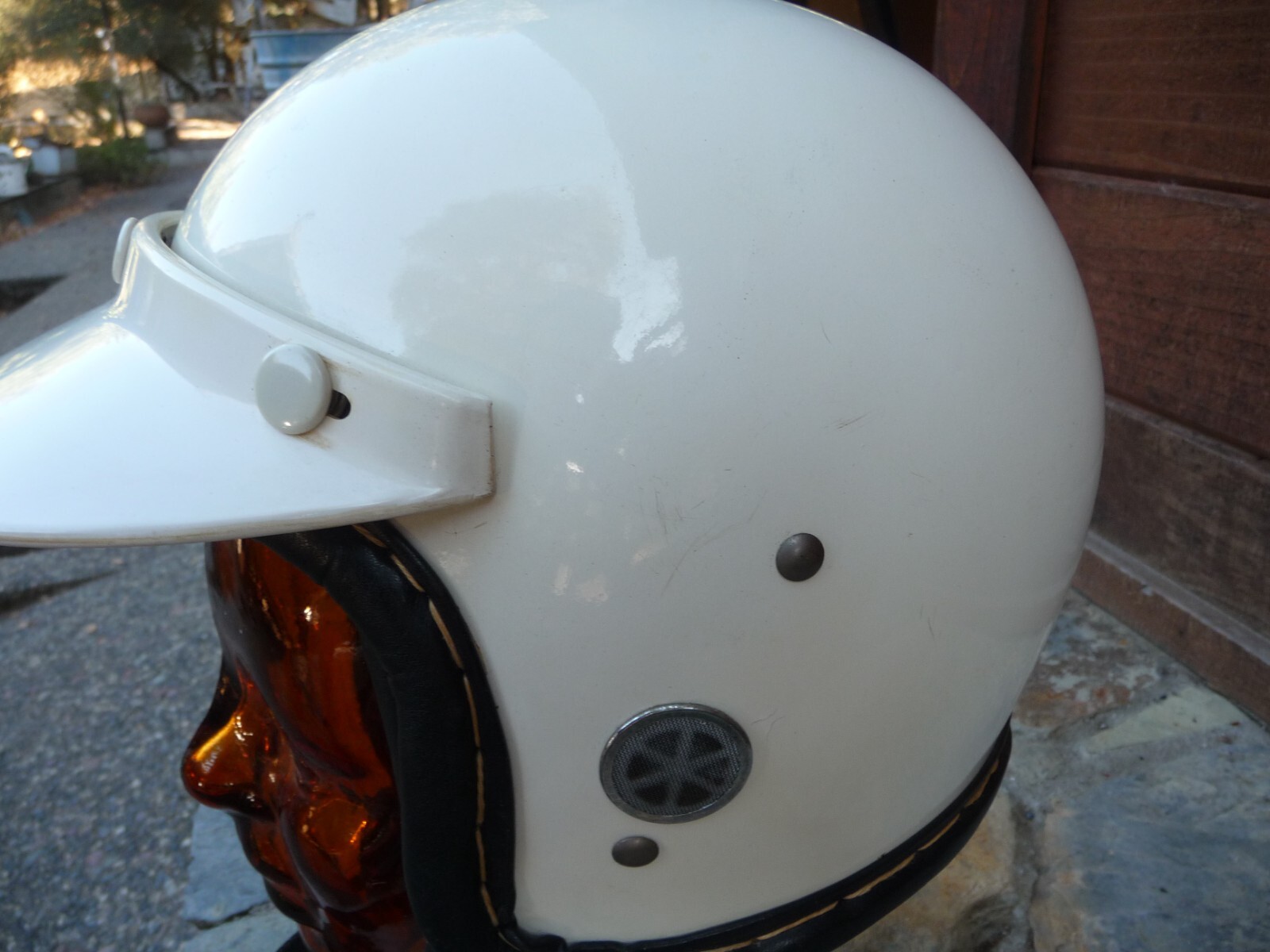 Vtg. SHELBY COBRA ORIGINAL Racing Helmet SNELL 1968 (Private Sale to Tanguy Ni Vtg. SHELBY COBRA ORIGINAL Racing Helmet SNELL 1968 (Private Sale to Tanguy Ni