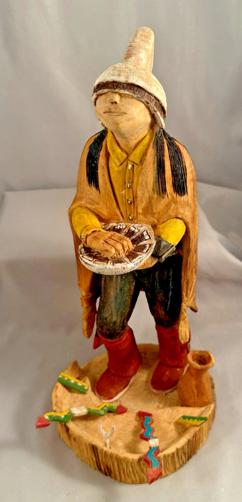 Hopi One Horn Kachina by Henry Naha