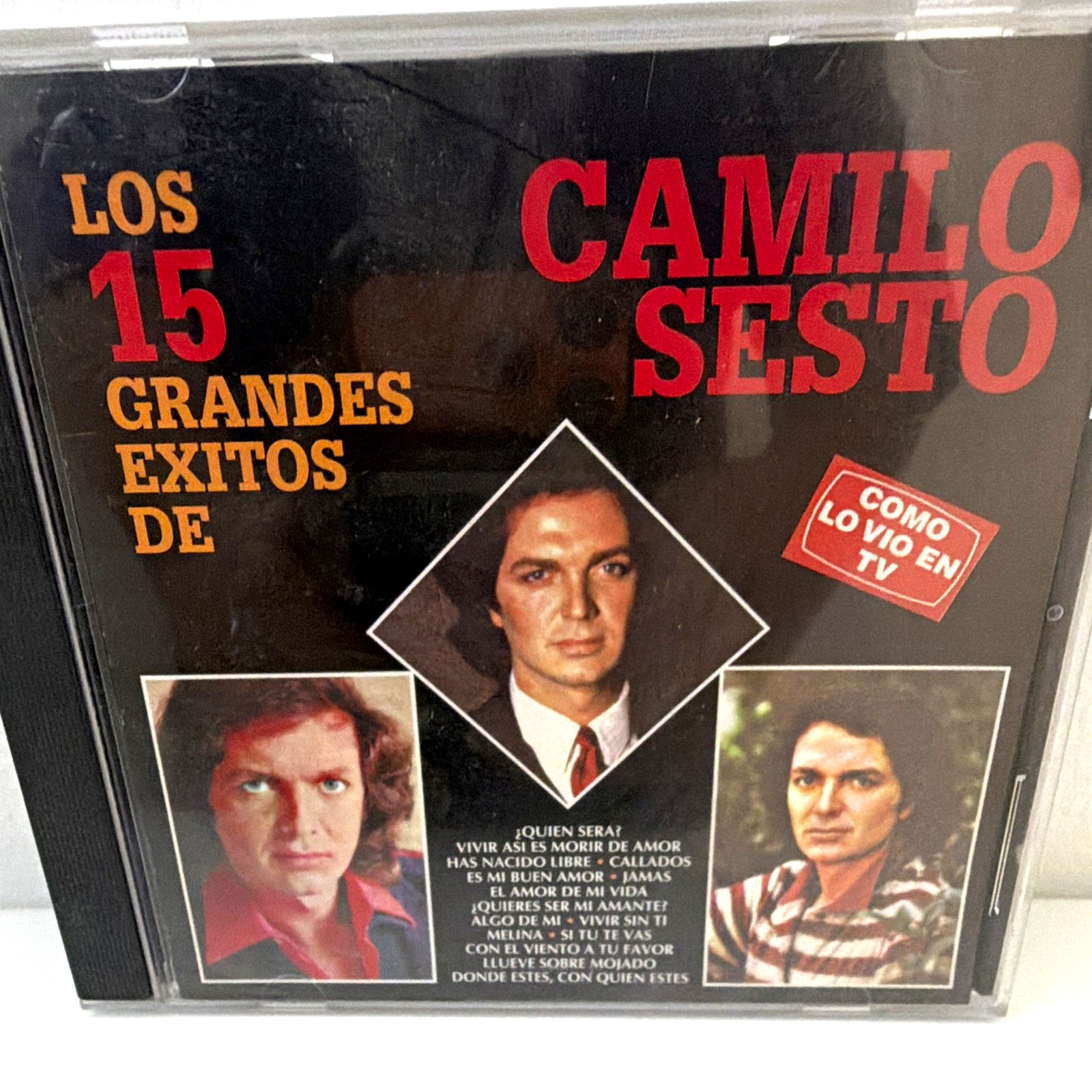 Camilo Sesto Los 15 Grandes Exitos De CD 1988 Latin Pop BMG Jewel 74321-48502-2