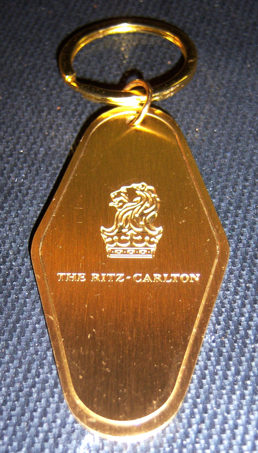 Merit Beauty Ritz Carlton Keychain - 100% Brass