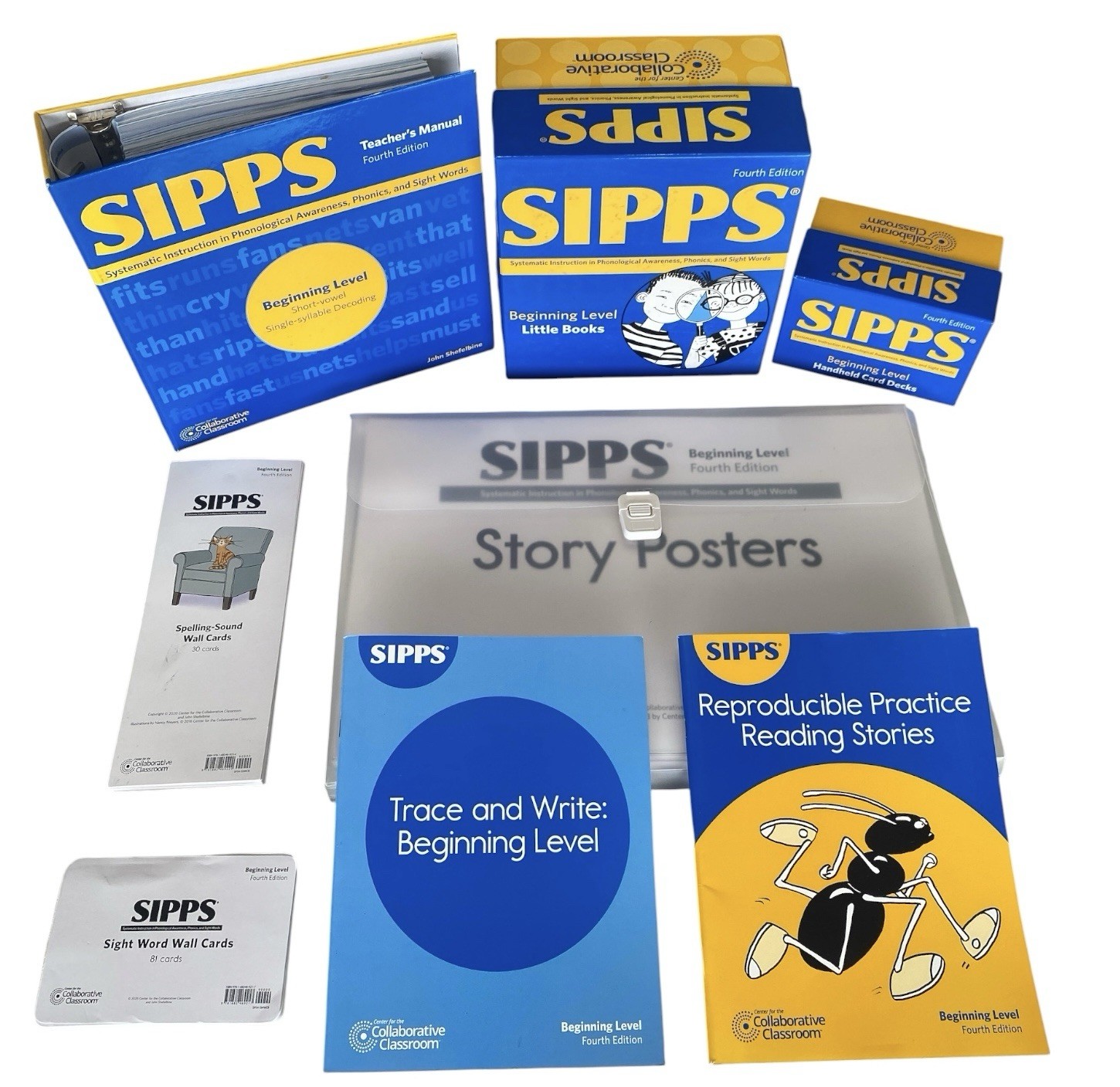 SIPPS Beginning Level 4th Ed Complete Teacher Kit Ready to Teach