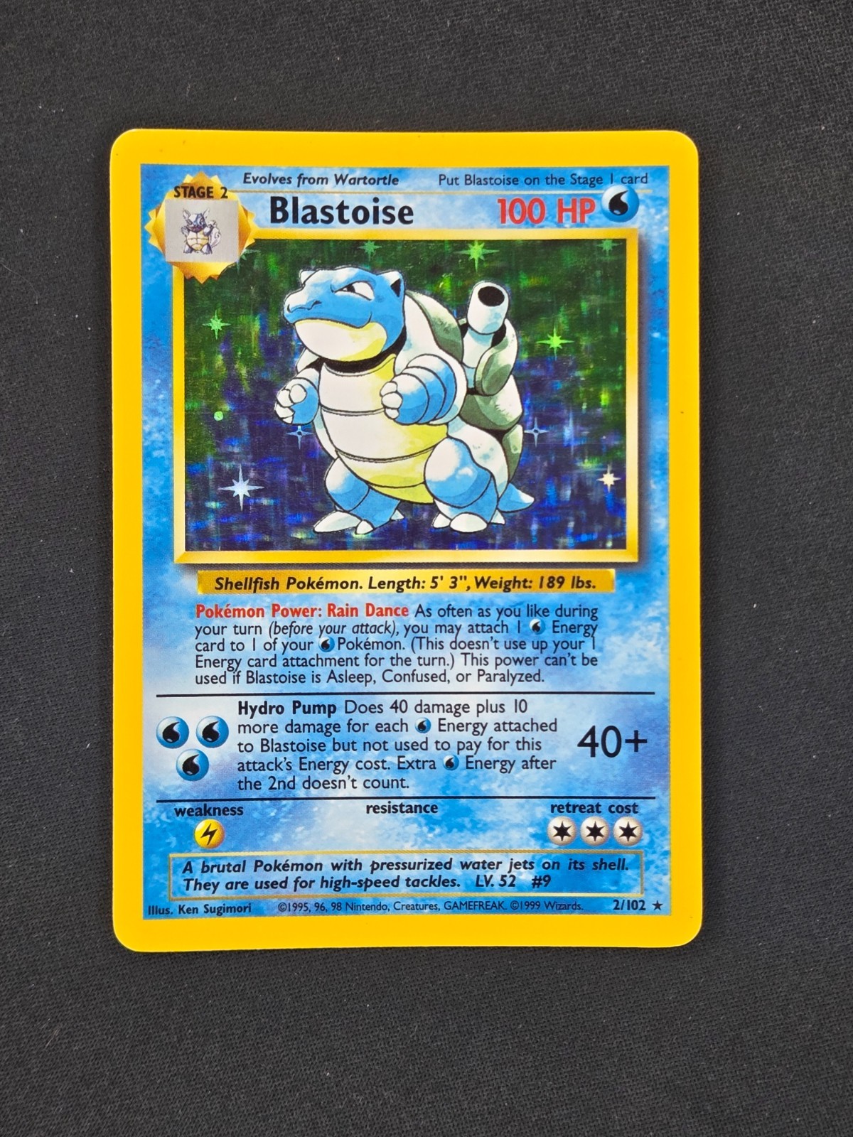 Blastoise Base Set 2/102