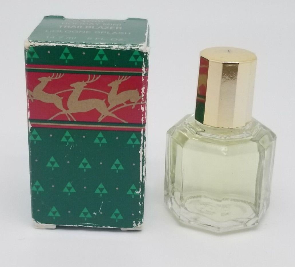 NEW Vintage Avon TRAILBLAZER Holiday Mini Cologne Splash 1993 .5 oz 14.7 ml NIB