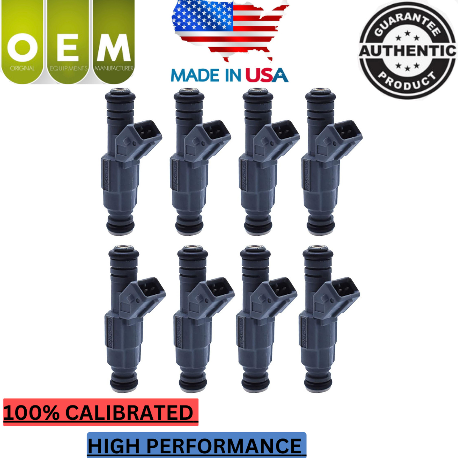 x8 OEM BOSCH Fuel Injector for 2004 Pontiac GTO 5.7L V8 #0280155931 x8 OEM BOSCH Fuel Injector for 2004 Pontiac GTO 5.7L V8 #0280155931
