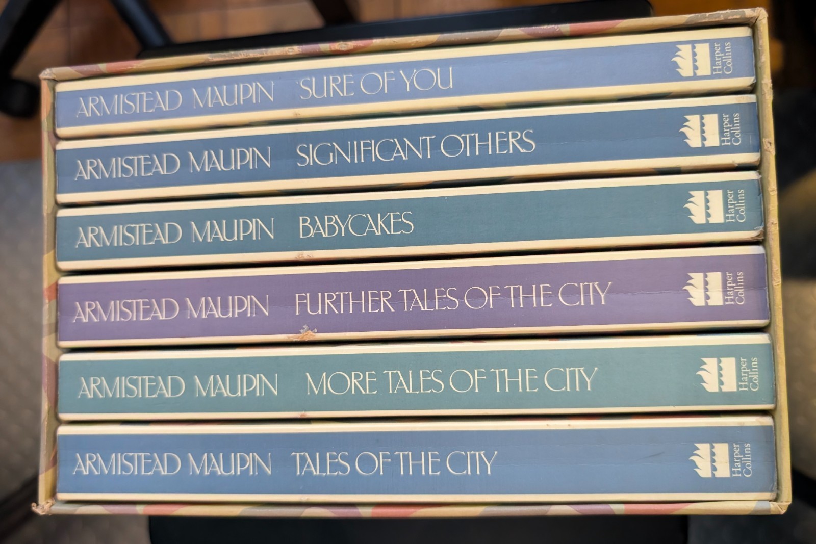 Tales of the City Vol. 1-5 & Sure Of You by A. Maupin. BOX SET Of 6 Books. Tales of the City Vol. 1-5 & Sure Of You by A. Maupin. BOX SET Of 6 Books.