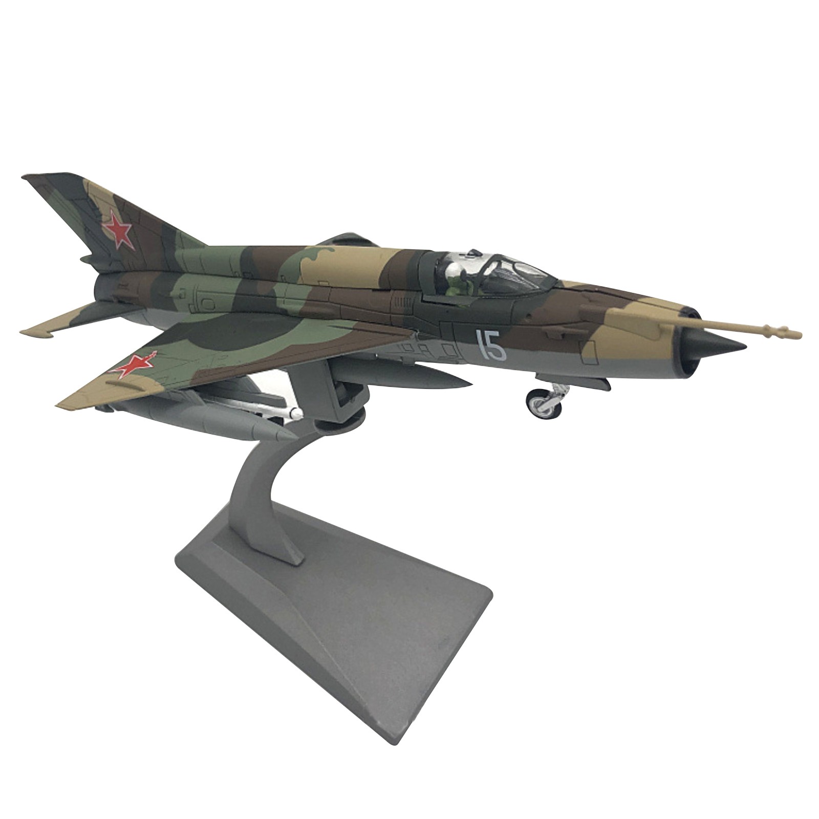 1/72 Classic Fighter Mig-21 MiG 21 Alloy Aircraft Model Military Scene g