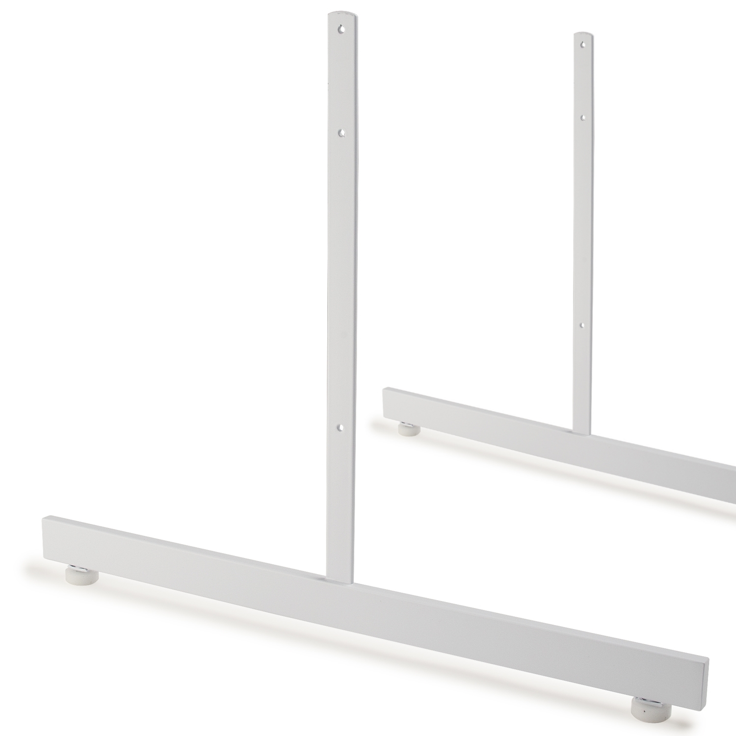 NEW 2 PAIRS OF T-LEGS FOR GRIDWALL PANELS White