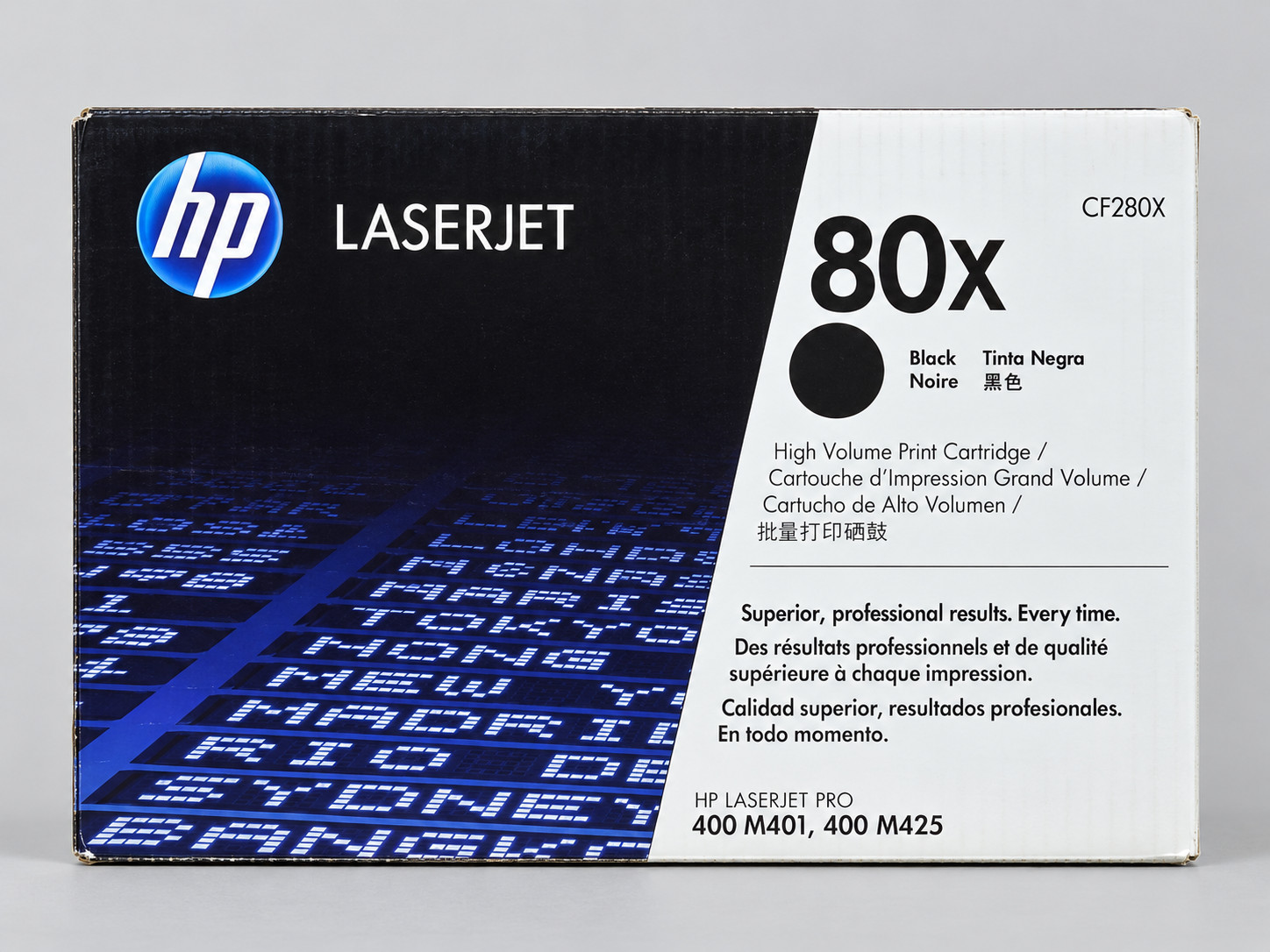 HP 80X Black Toner Cartridge (CF280X) Brand New Factory Sealed