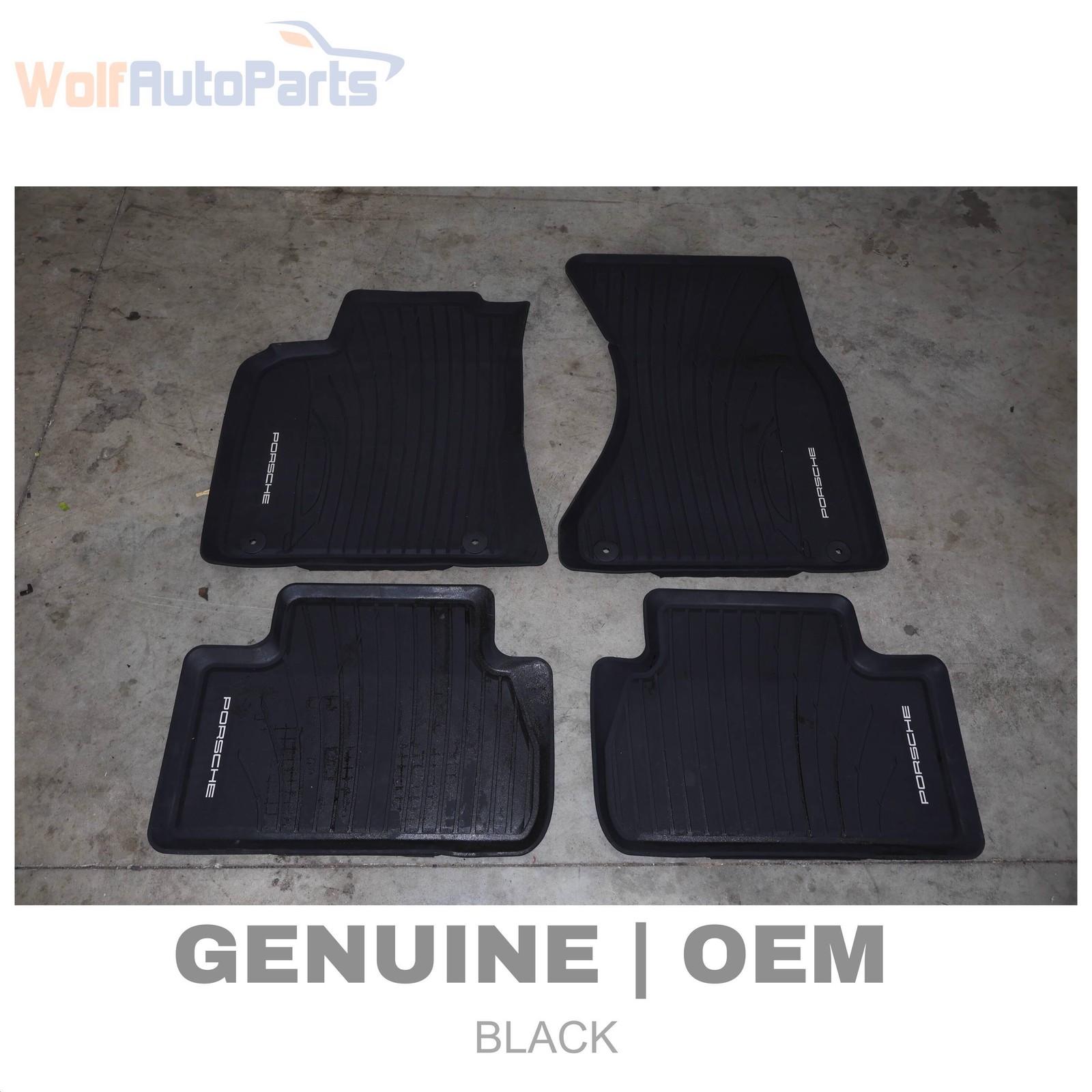 2019-2026 PORSCHE MACAN - Porsche Rubber Floor MAT SET 95B044800
