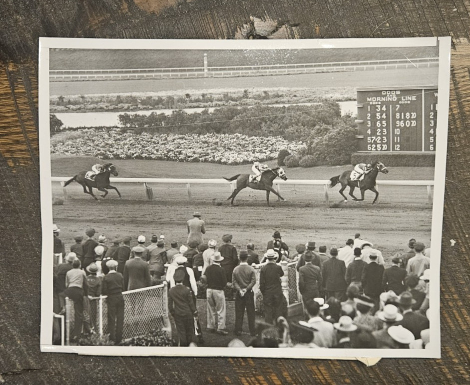 1940 Press Photo - Santa Anita Derby Winner Sweepida at Hollywood Park