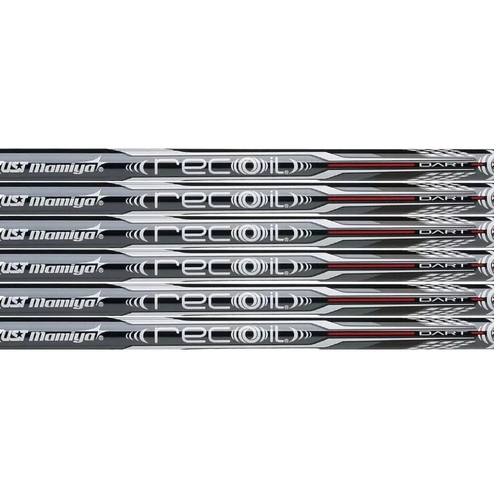 NEW UST Mamiya Recoil Dart 65 Graphite Iron Shafts F2 Senior Flex 6 Pack .370