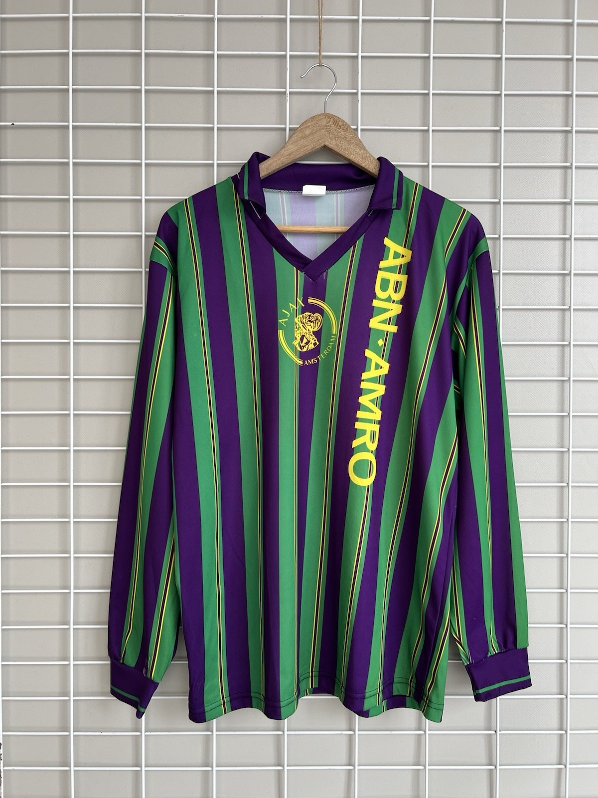 AFC Ajax 1993-1994 Football Jersey Mens Size L Vintage Rare Soccer Long Sleeve