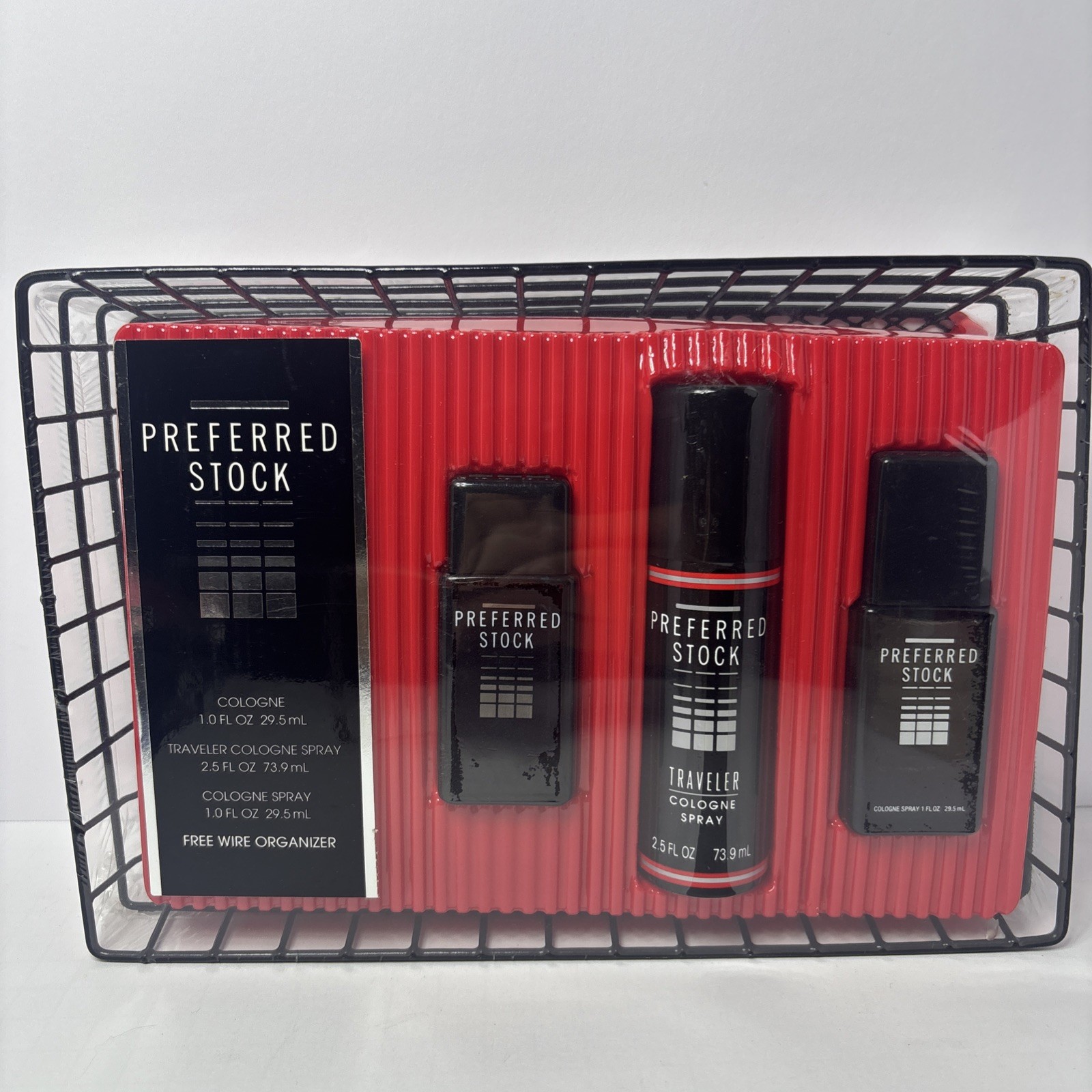 Vintage Coty PREFERRED STOCK Gift Set Cologne Spray Traveler Cologne Rare New