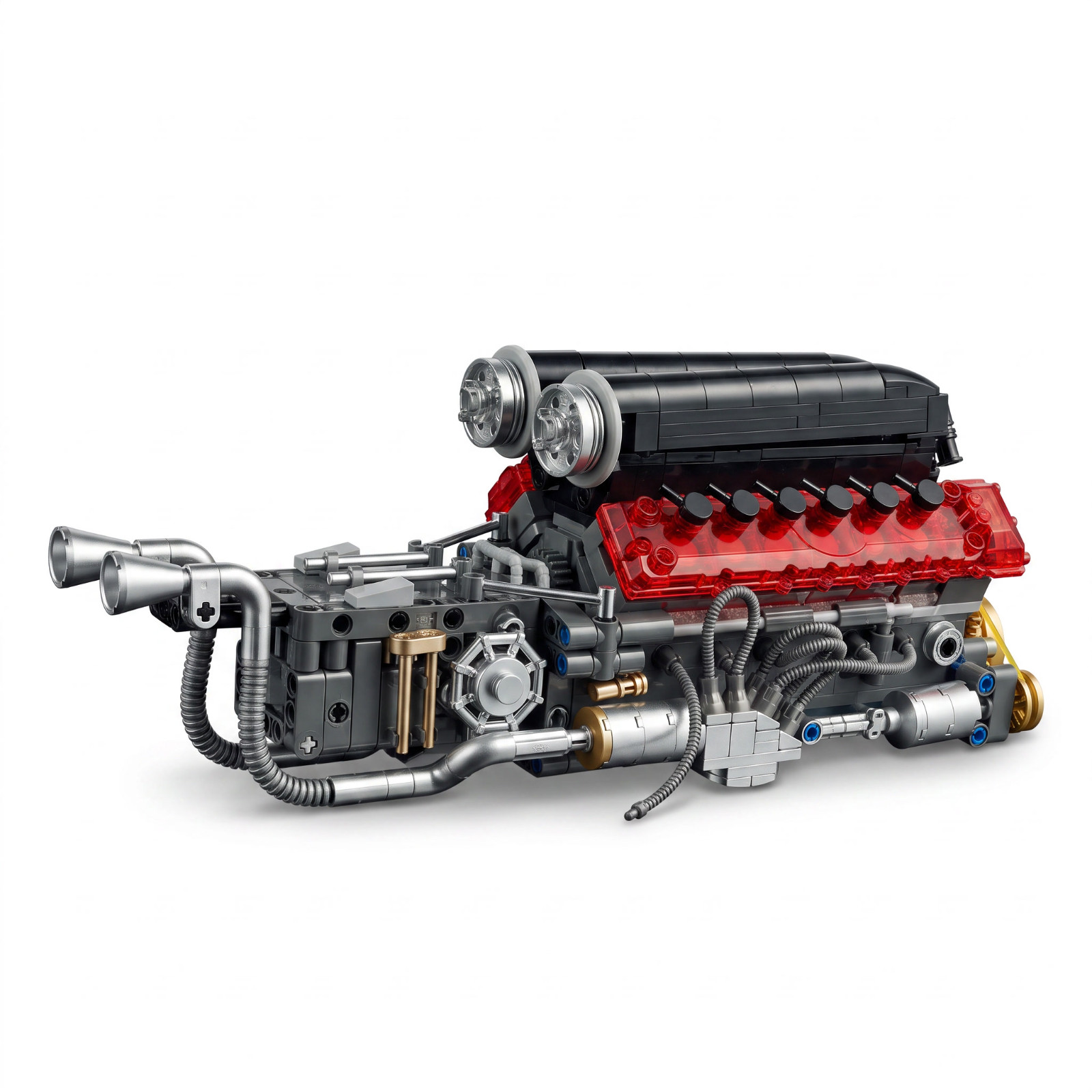 DOHC V12 Ferrari Daytona SP3 Internal Combustion Engine Model Kit gift 759 PCS DOHC V12 Ferrari Daytona SP3 Internal Combustion Engine Model Kit gift 759 PCS