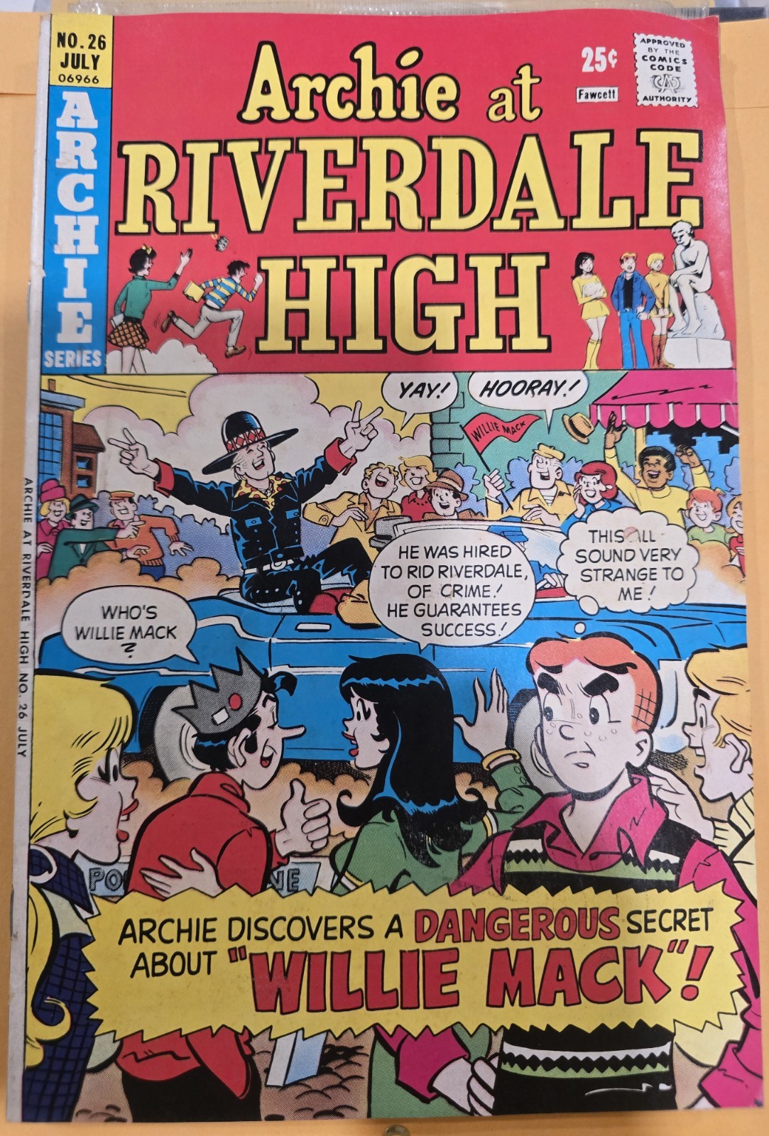 Archie at Riverdale High #26 (1966) Silver Age Archie Andrews - Archie Comics