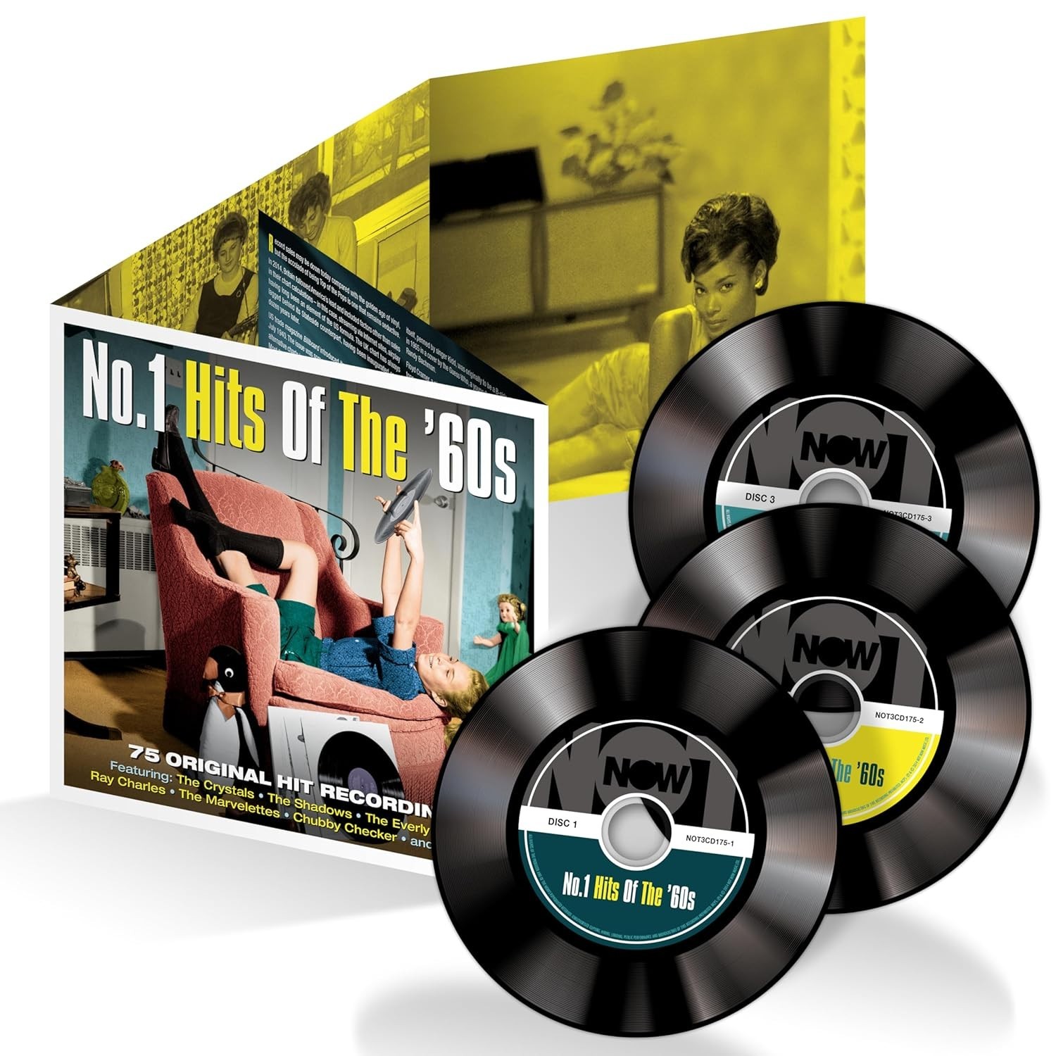 Various – No. 1 Hits Of The \'60s 3 CD Set (Compilation Album) - NEW