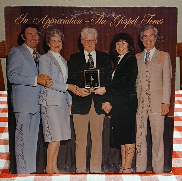 SIGNED The Gospel Tones In Appreciation 12 SIGNED The Gospel Tones In Appreciation 12