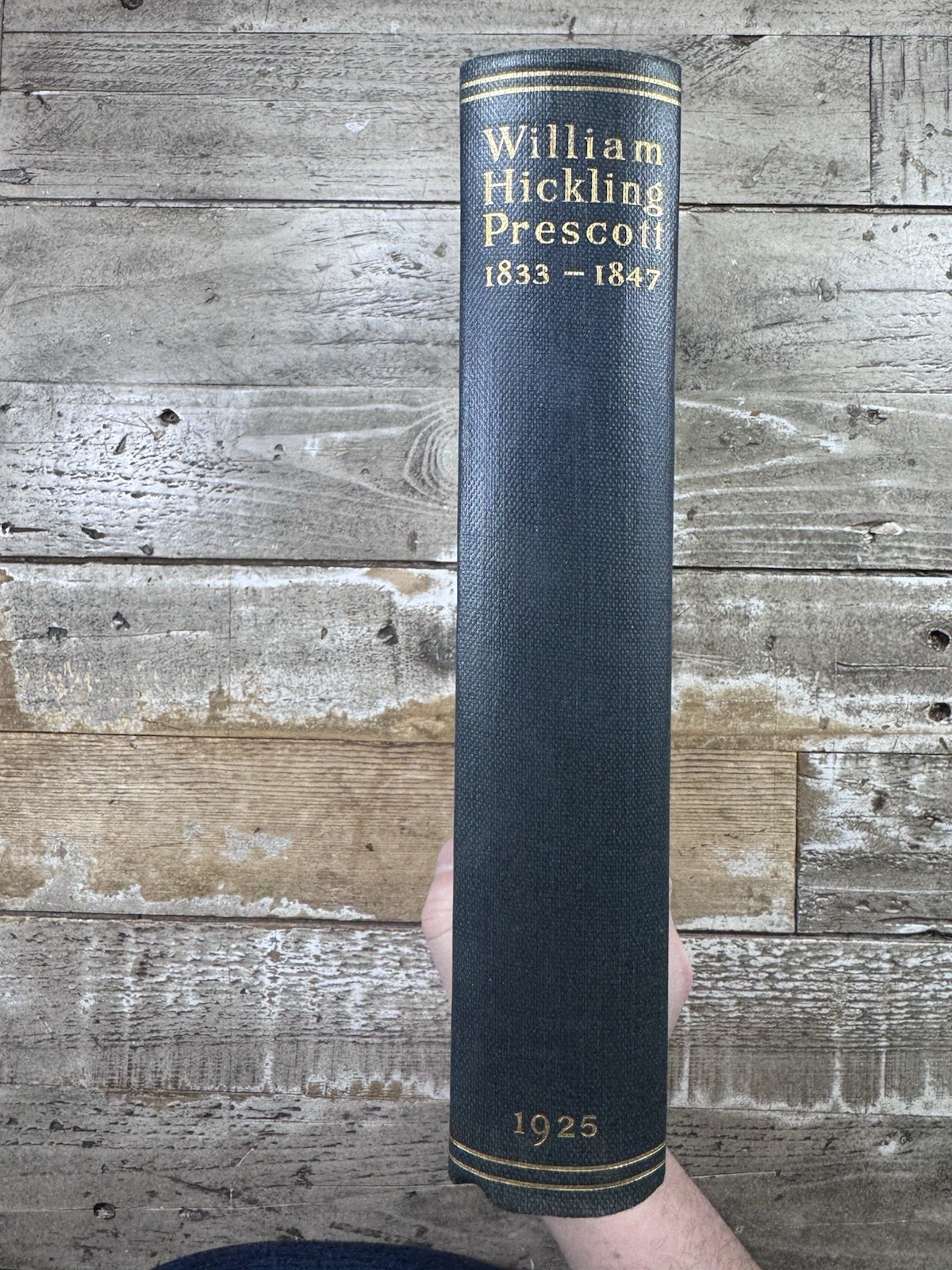 1925 Antique History Book “Correspondence of William Hickling Prescott” 1925 Antique History Book “Correspondence of William Hickling Prescott”