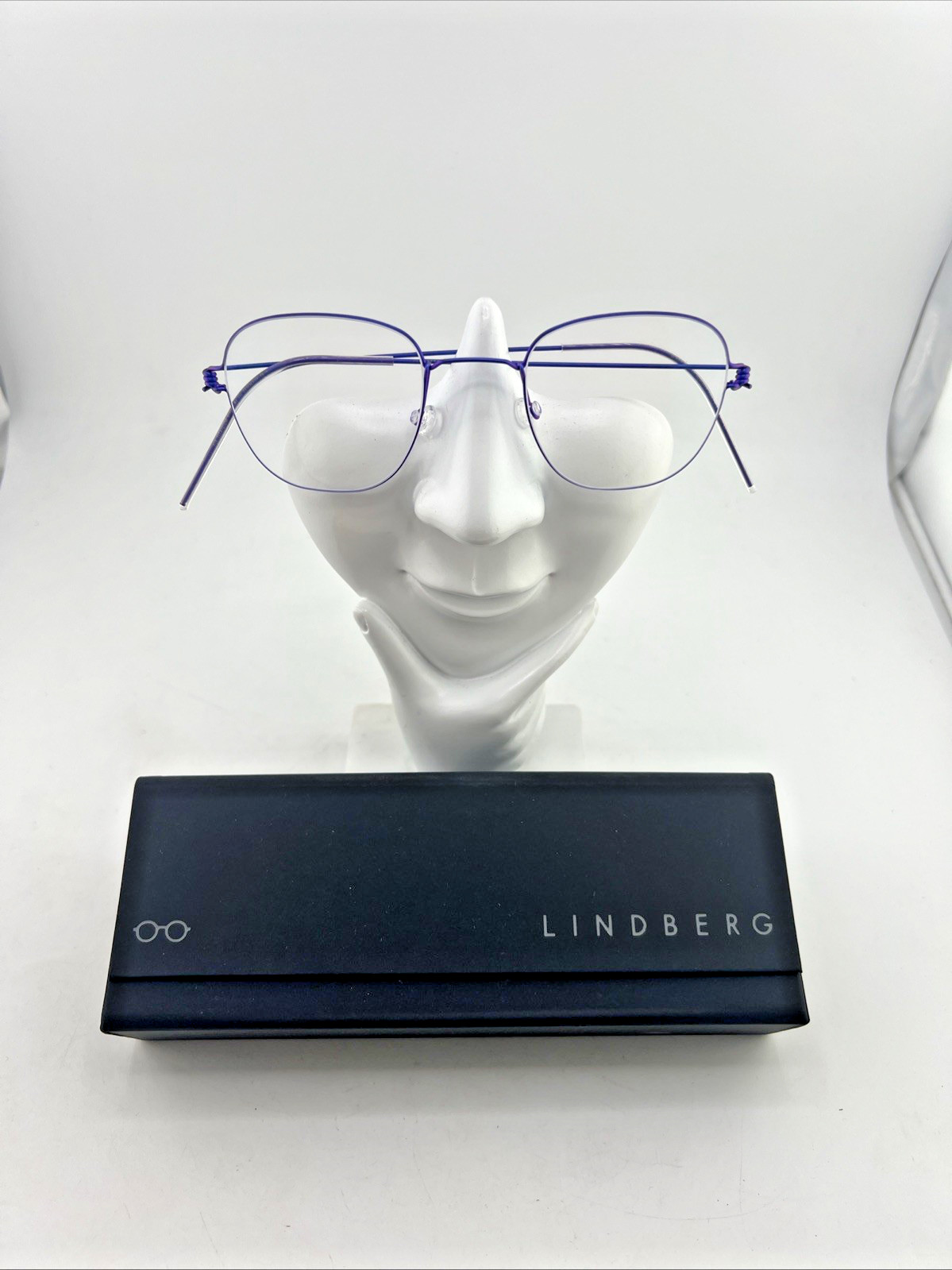 Lindberg Air Titanium HJALMER 46 Designer Eyeglasses Frames 46-22-145B Purple 22