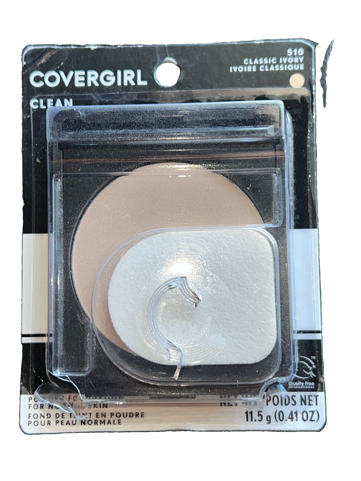 COVERGIRL Clean Powder Foundation 510 Classic Ivory Shade 0.41 oz Discontinued COVERGIRL Clean Powder Foundation 510 Classic Ivory Shade 0.41 oz Discontinued