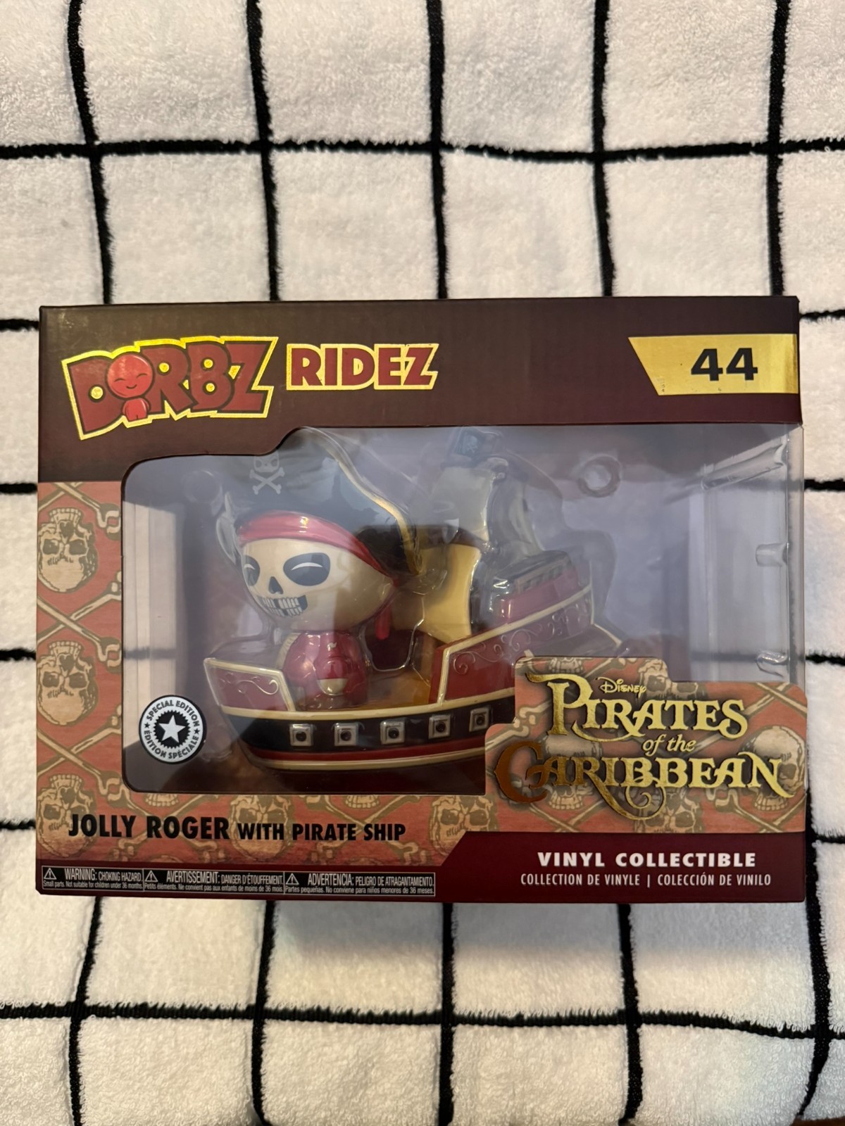 Funko Dorbz Ridez Jolly Roger With Pirate Ship #44 (Special) Vinyl Collectible