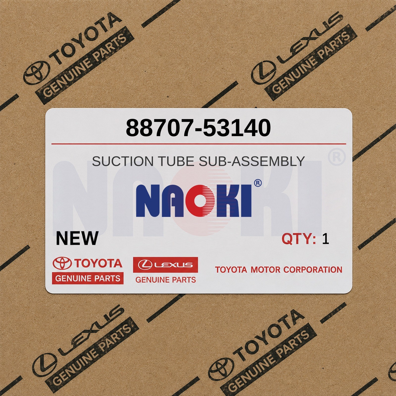 Genuine 2018-2021 Lexus IS300 Suction Tube Sub-Assembly 88707-53140 Genuine 2018-2021 Lexus IS300 Suction Tube Sub-Assembly 88707-53140