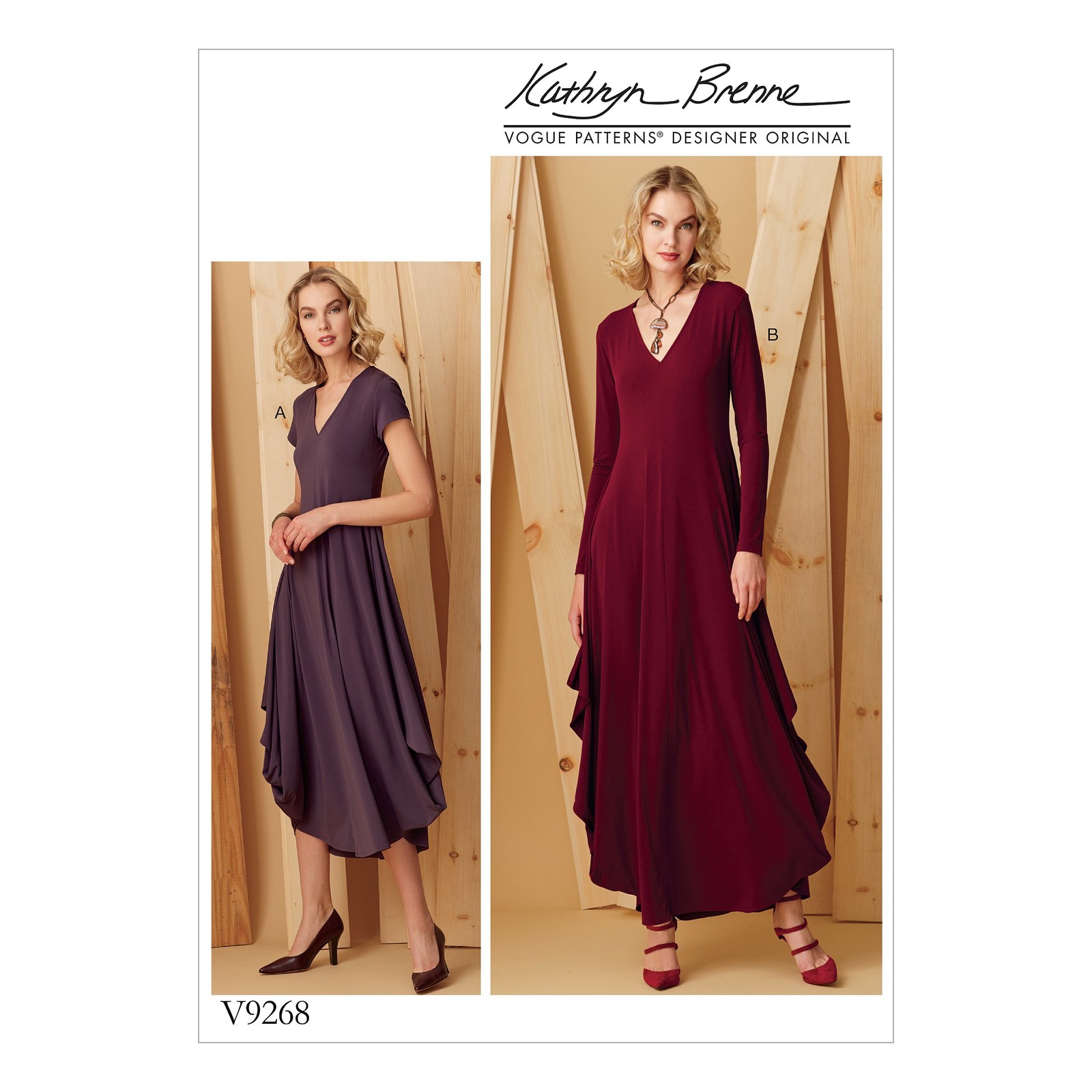 Vogue Patterns Dress Knit x-Small-S-M-L-x-Large-Xx-Large Green V9268OSZ Vogue Patterns Dress Knit x-Small-S-M-L-x-Large-Xx-Large Green V9268OSZ