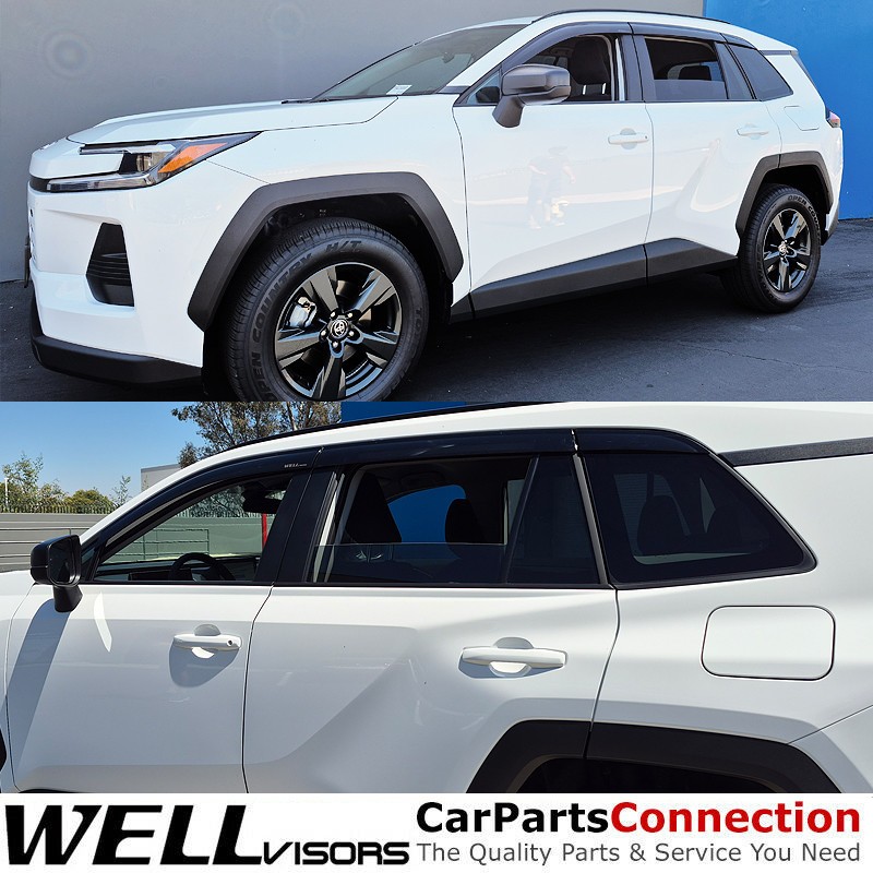Wellvisors For 2026 2027 Toyota Rav4 Window Visor Rain Guards Premium series Wellvisors For 2026 2027 Toyota Rav4 Window Visor Rain Guards Premium series