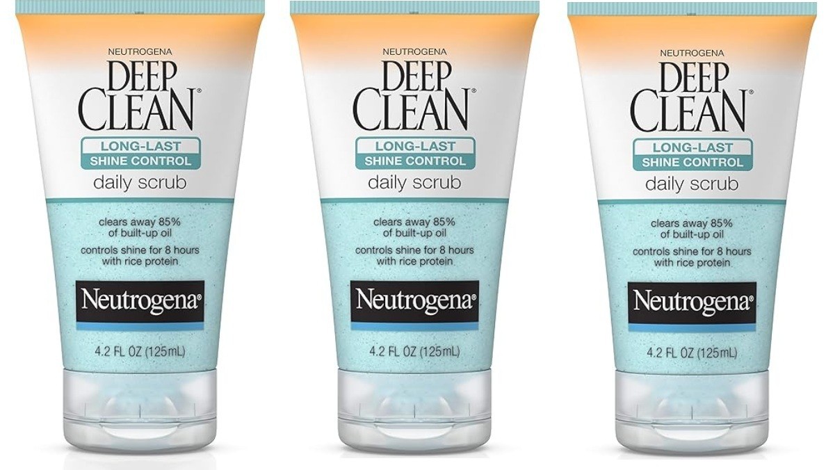 3 of Neutrogena Deep Clean Long-Last Shine Control Daily Scrub 4.2 Fl Oz ea