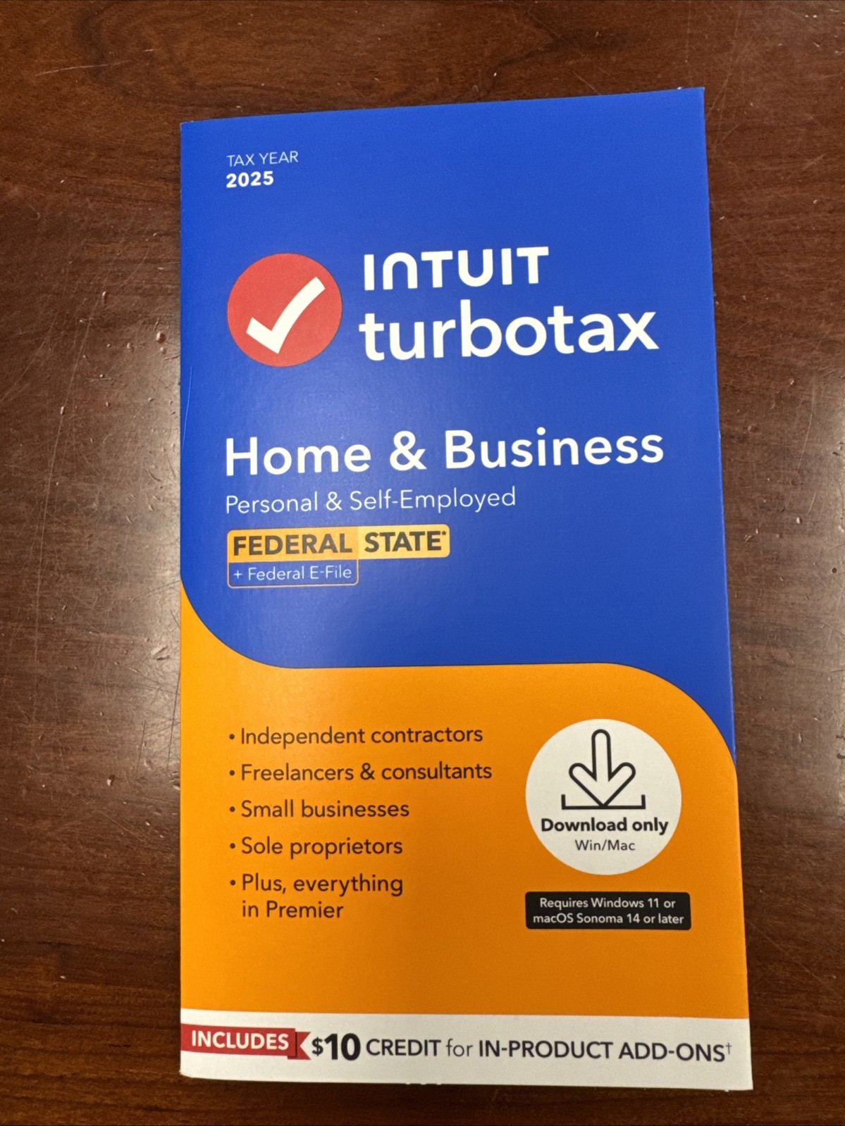 Turbo Tax Home & Business 2025 Unopened NUMBER KEY INCLUDED & Shipped Turbo Tax Home & Business 2025 Unopened NUMBER KEY INCLUDED & Shipped