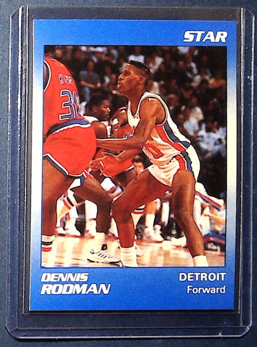 1990 Star Basketball Detroit Pistons DENNIS RODMAN #10