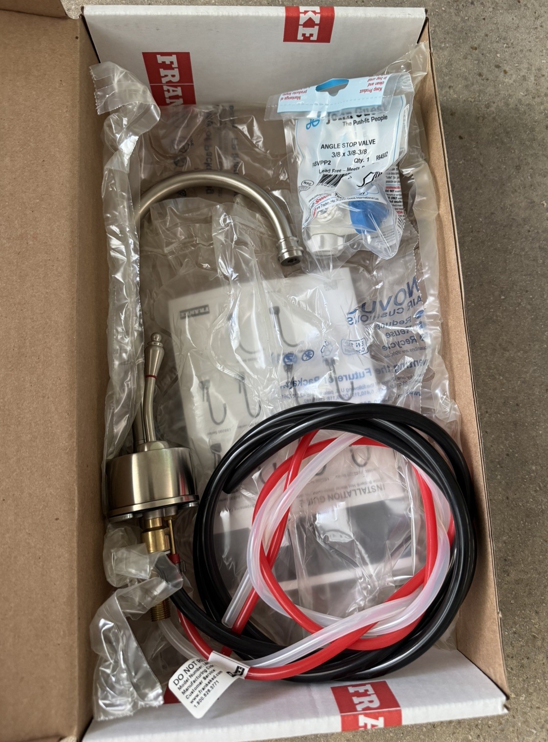 FRANKE LB6180 Farm House Satin Nickel Hote Water only POU Faucet FRANKE LB6180 Farm House Satin Nickel Hote Water only POU Faucet