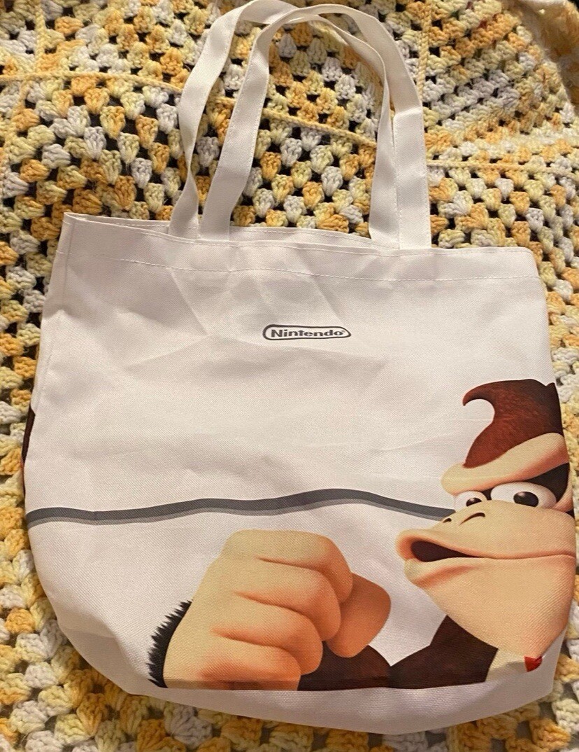 2009 Nintendo donkey Kong tote bag 2009 Nintendo donkey Kong tote bag