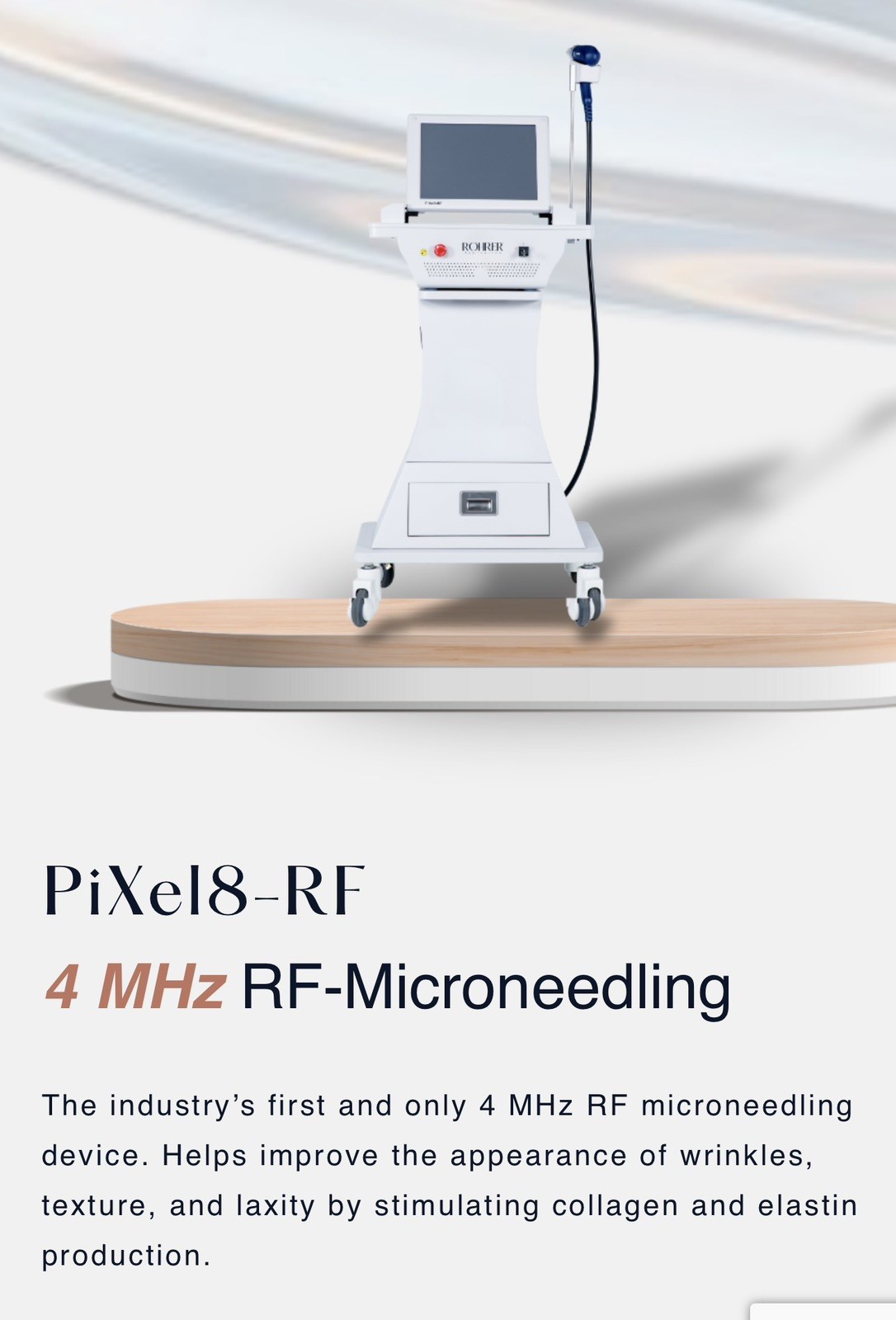 Rohrer pixel 8 RF laser micro needling 2023 used in amazing condition Rohrer pixel 8 RF laser micro needling 2023 used in amazing condition