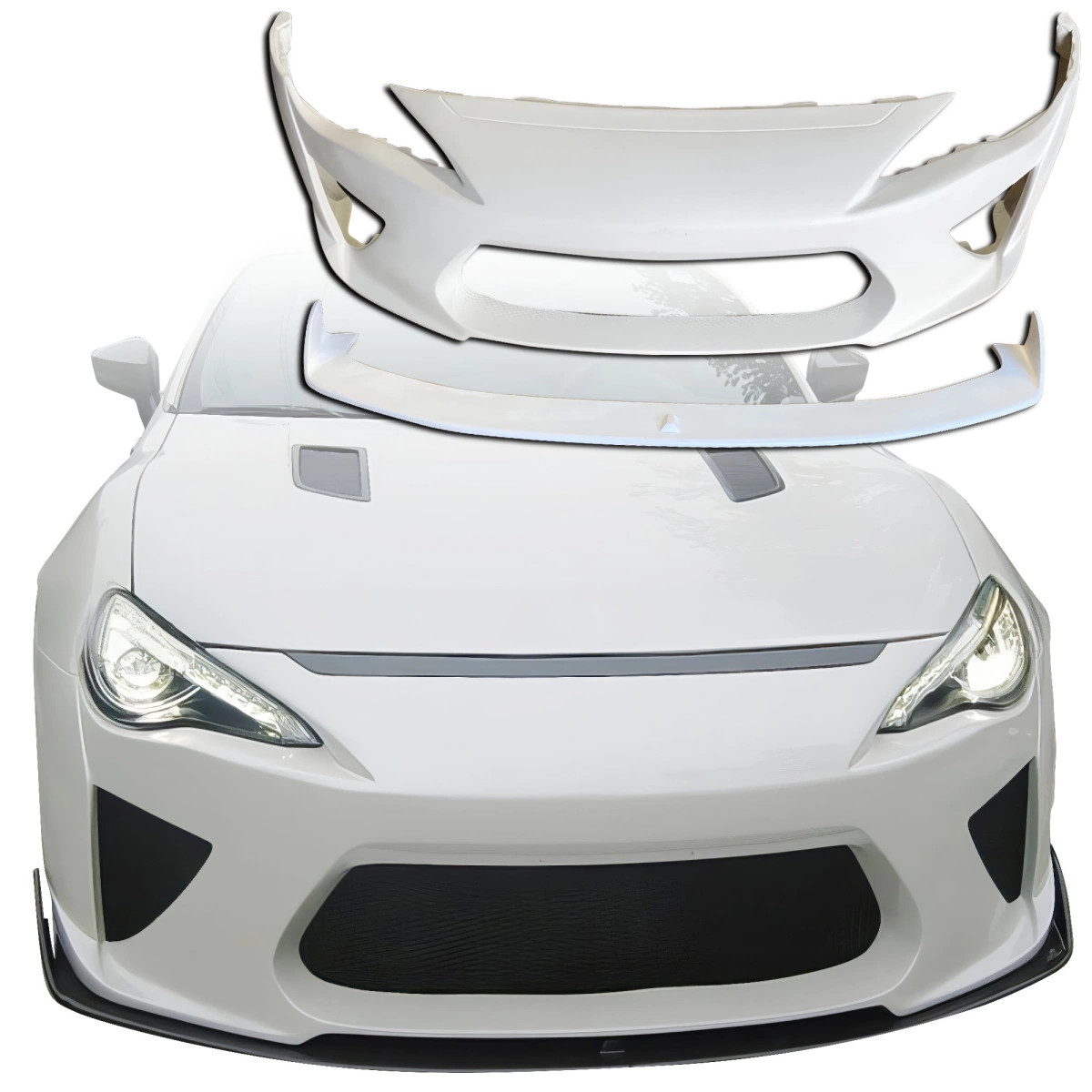 ModeloDrive FRP DMD Front Bumper w Lip Combo for BRZ Subaru 13-20 modelodrive_1