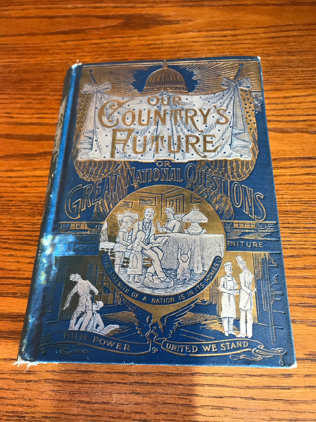 Our Country\'s Future or Great National Questions - John Habberton - 1889 Rare