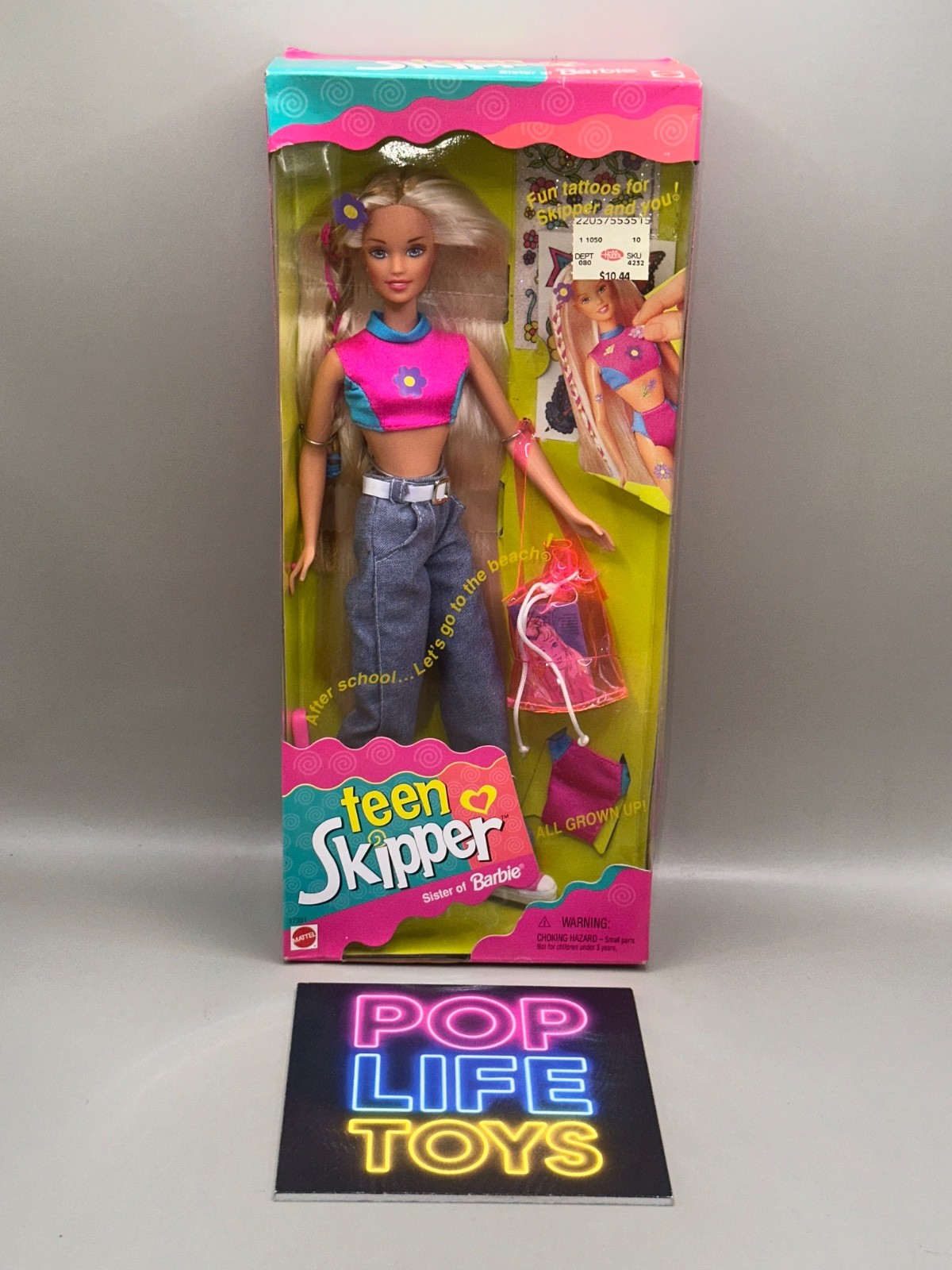 Vintage 1996 Mattel Barbie  “Teen Skipper- All Grown Up” #17351 *NRFB*
