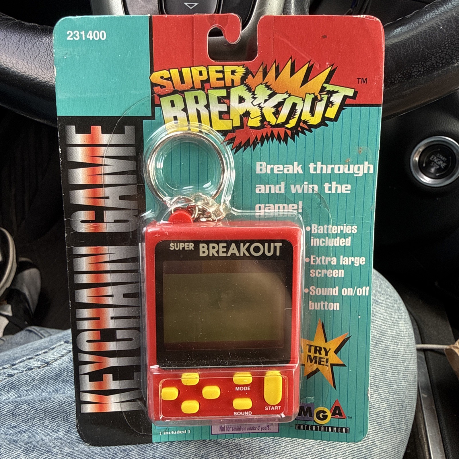 Vintage New Sealed 1997 MGA Entertainment Super Breakout Keychain Game Pull Tab Vintage New Sealed 1997 MGA Entertainment Super Breakout Keychain Game Pull Tab