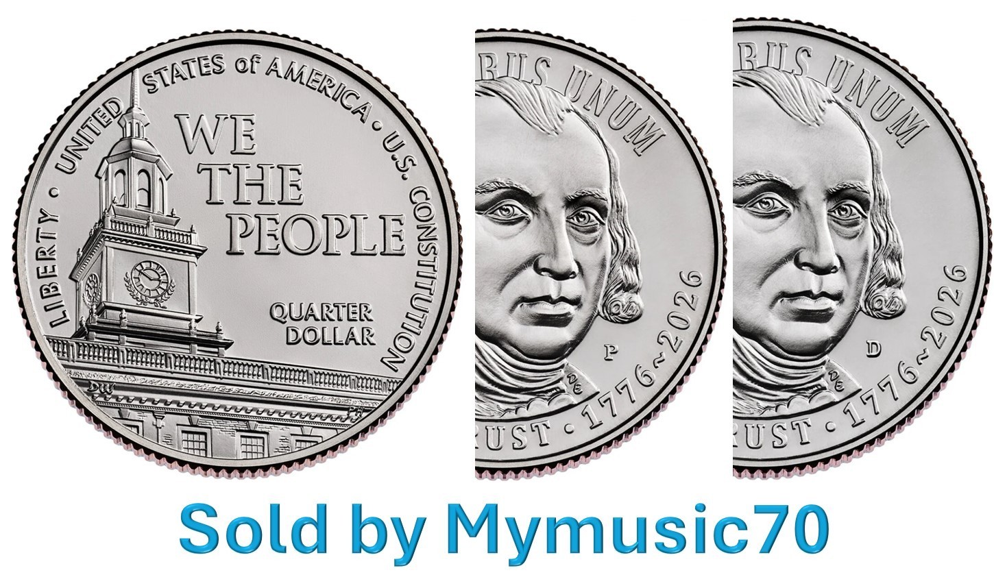 2026 P & D U.S. Constitution Semiquincentennial Quarter **PRE-SALE** **PRE-SALE 2026 P & D U.S. Constitution Semiquincentennial Quarter **PRE-SALE** **PRE-SALE