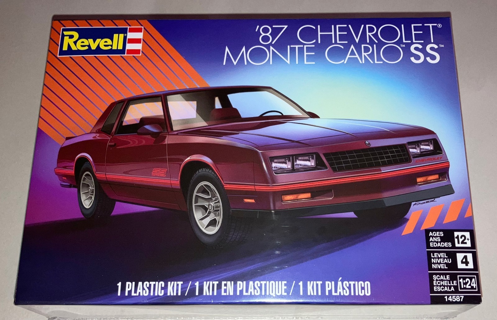 Revell 1987 Chevy Monte Carlo SS Chevrolet 1:24 scale model car kit 14587
