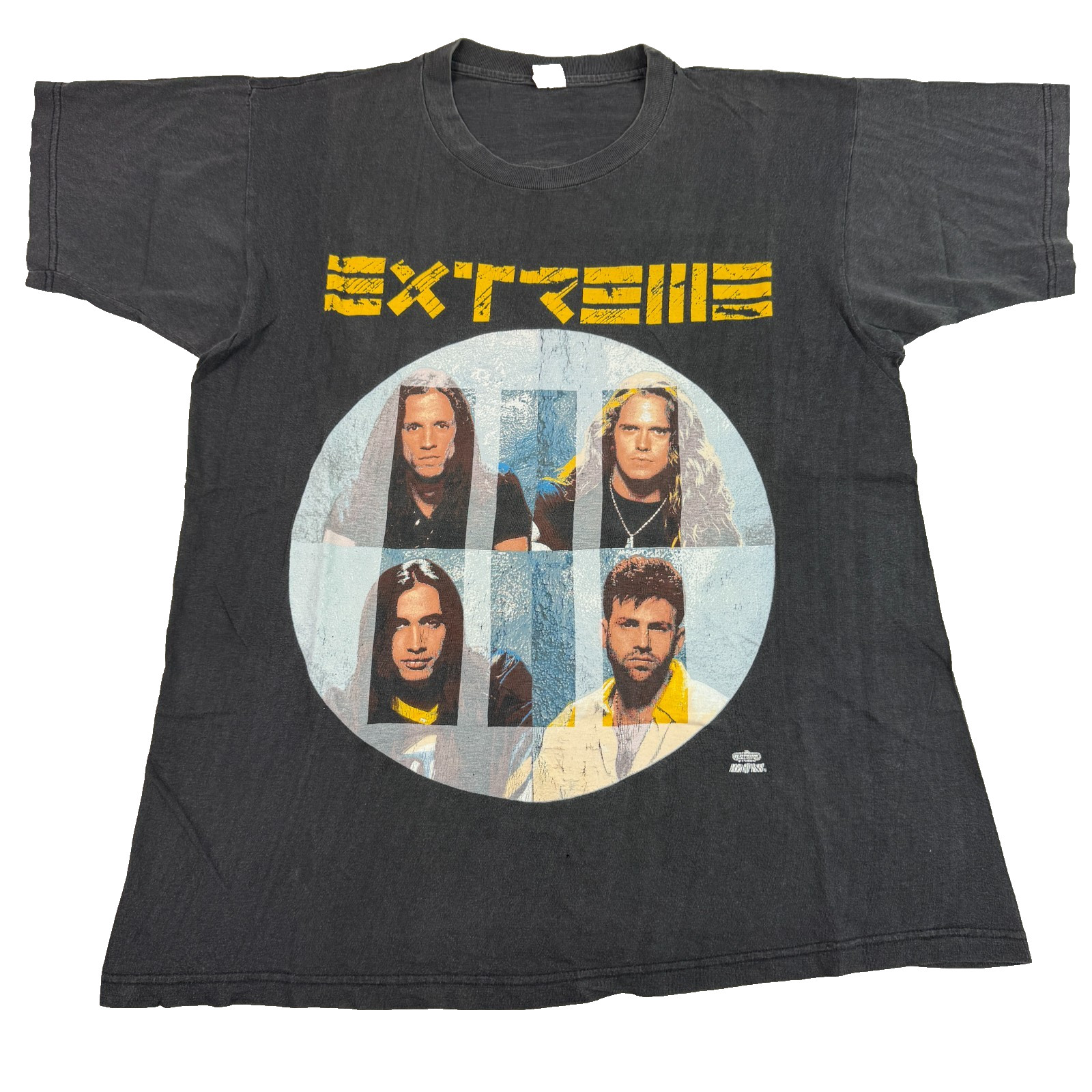 Vintage 90s Extreme T Shirt XL III Sides To Every Story 1992 Tour Double Sided