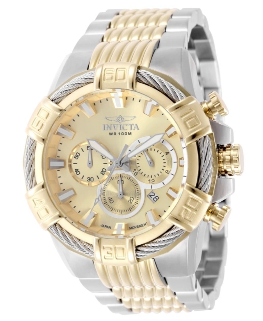 Invicta Bolt Men\'s Watch - 51mm, Gold, Steel (49902) Invicta Bolt Men\'s Watch - 51mm, Gold, Steel (49902)