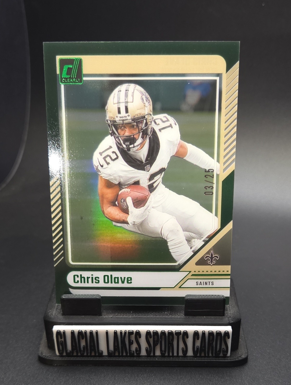 2024 Panini Clearly Donruss - Chris Olave #38 Green /25