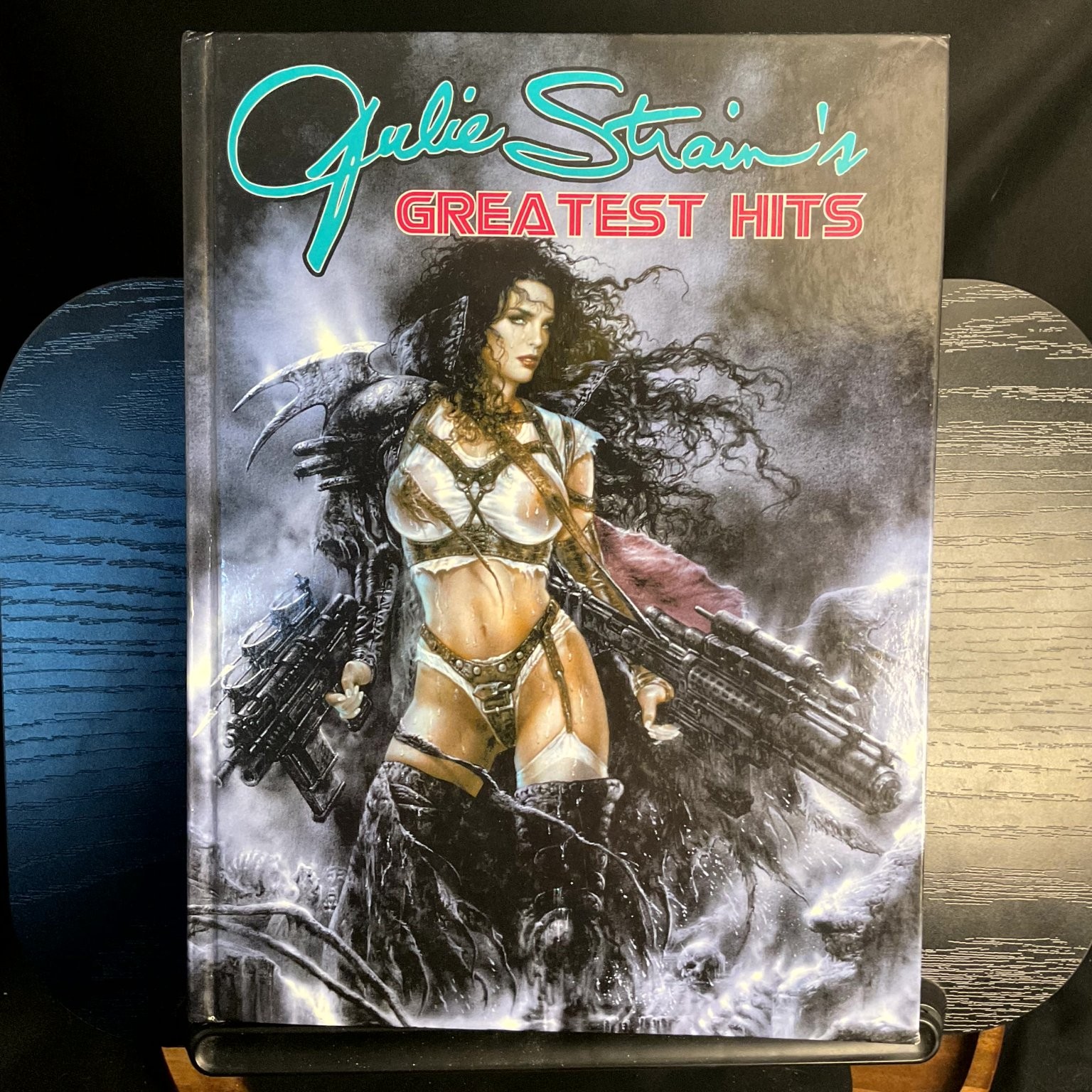 Julie Strain's Greatest Hits Book 1998 Signed Illustrated Art